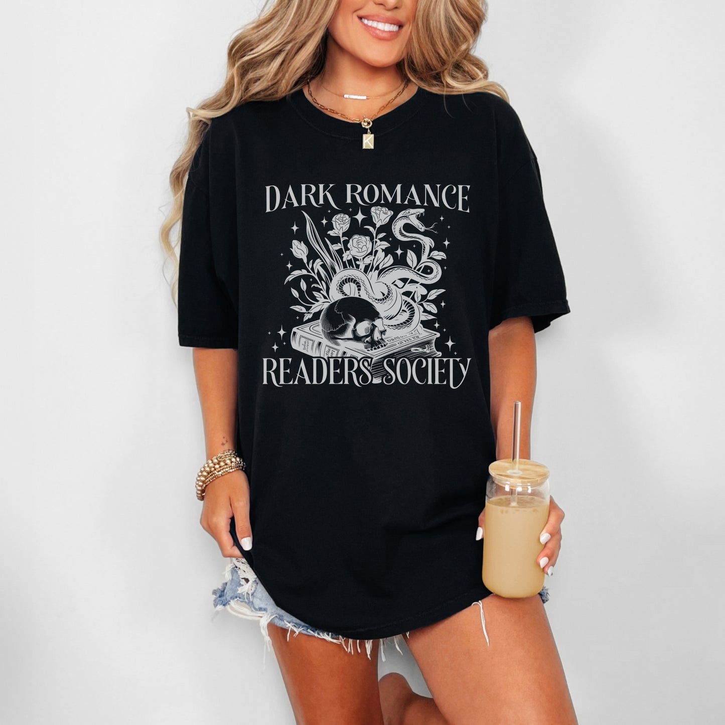 Dark Romance Readers Society Comfort Colors T-Shirt Black