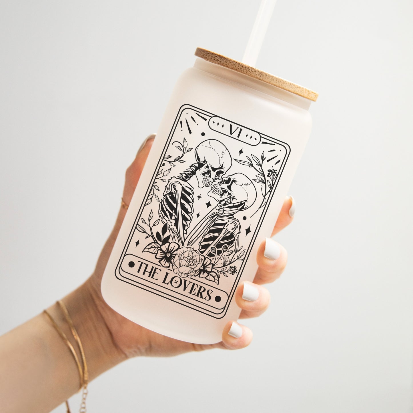 The Lovers Tarot Glass
