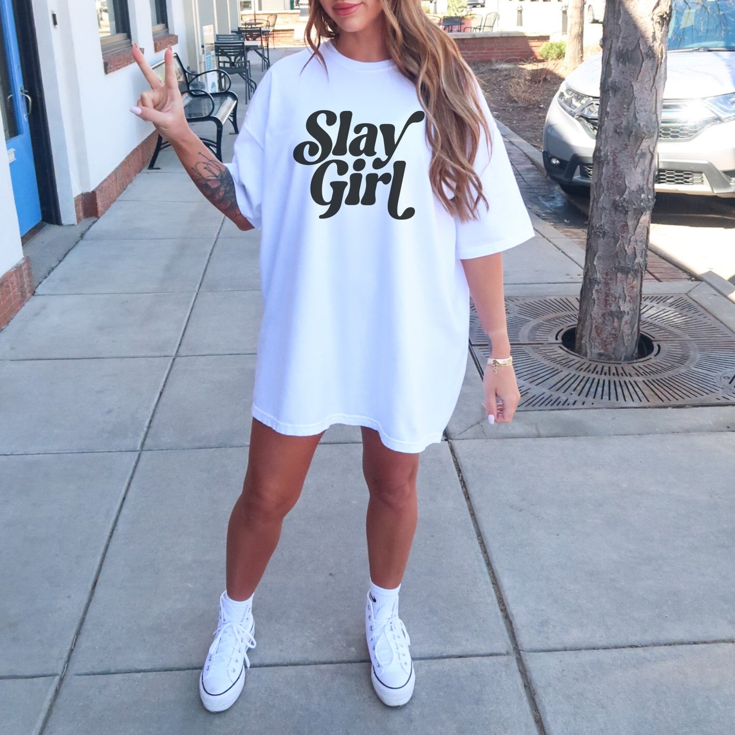 Retro Slay Girl Tee