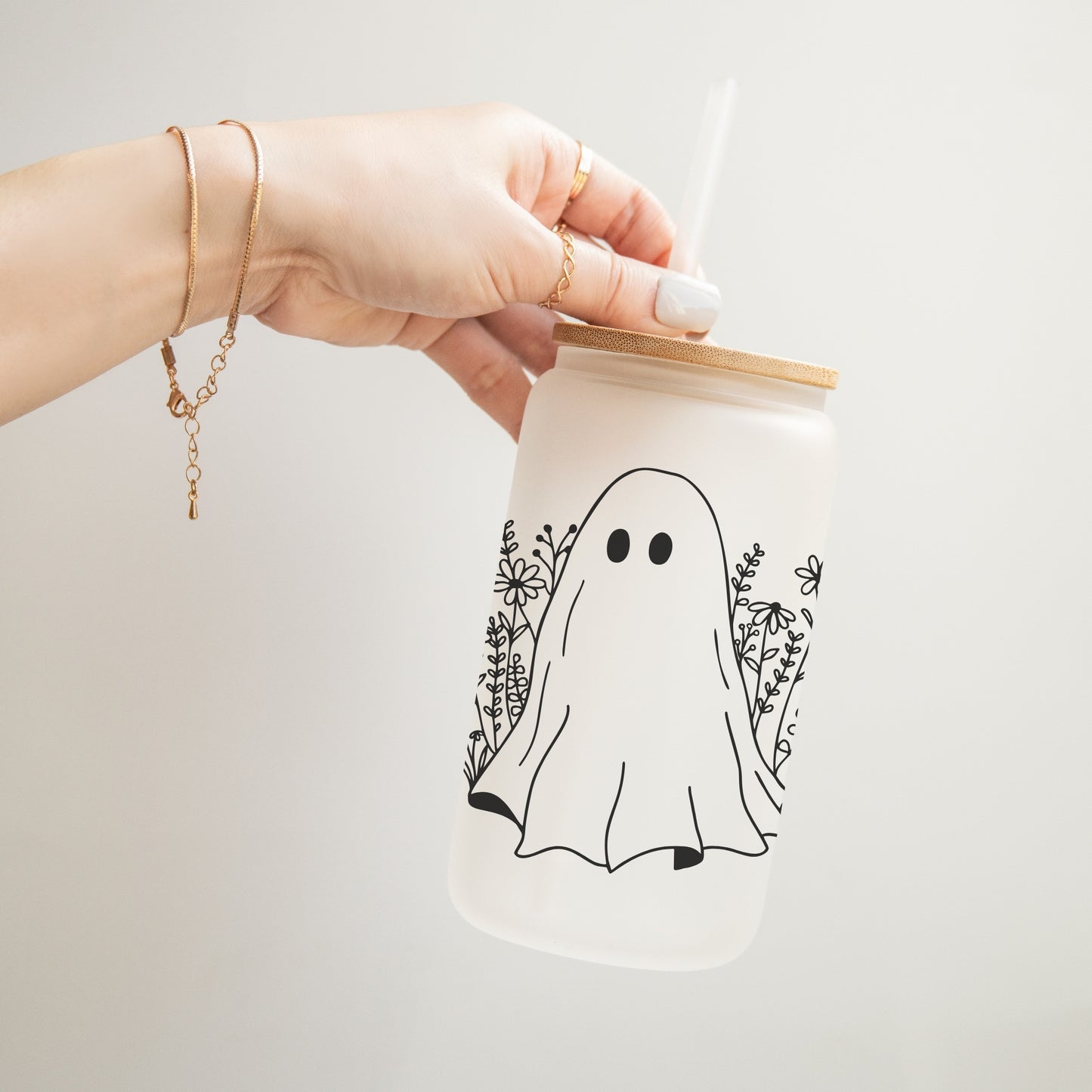 Wildflower Ghost Glass