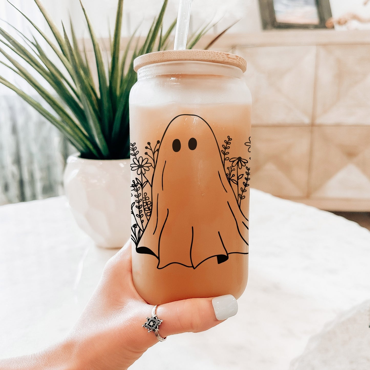 Wildflower Ghost Glass
