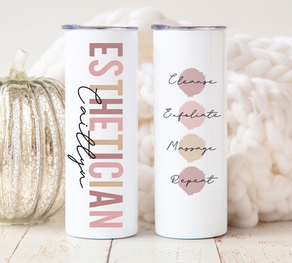 Personalized Esthetician Tumbler