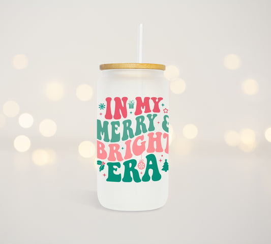 Merry Bright Era Frosted Glass