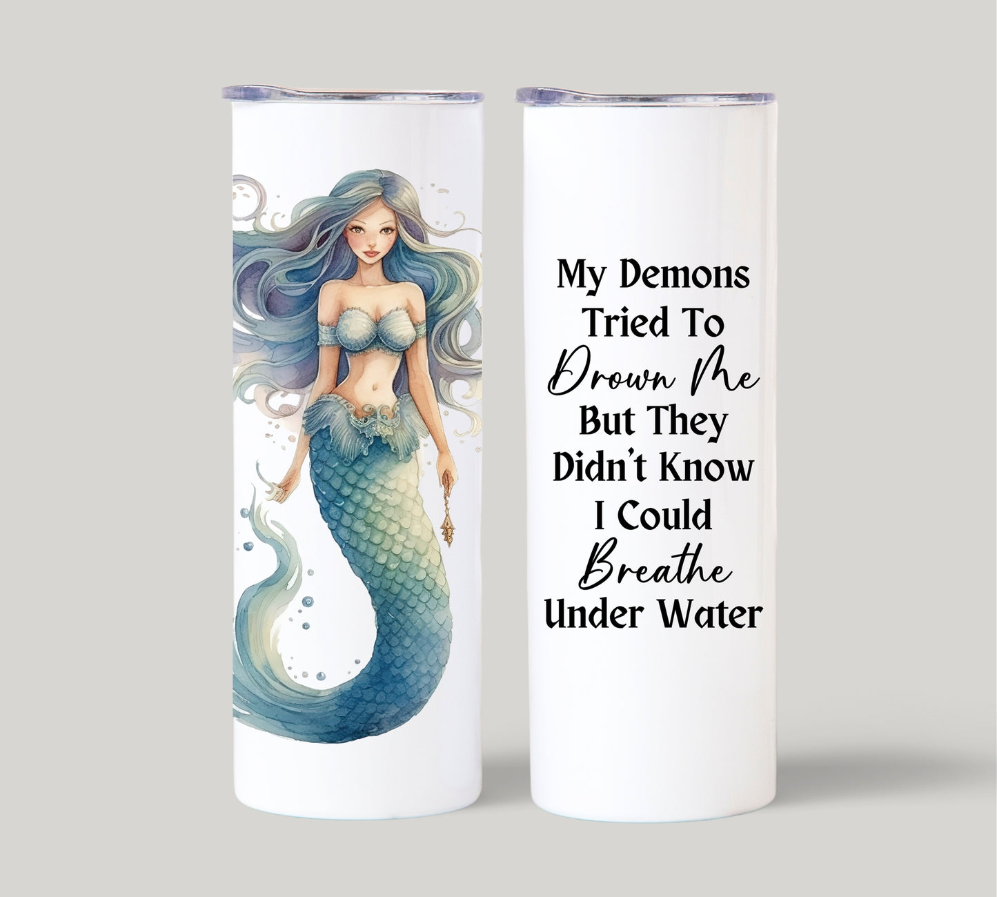 Dark Mermaid Lover Tumbler