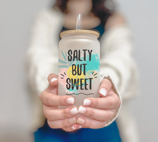 Salty But Sweet Frosted Glass