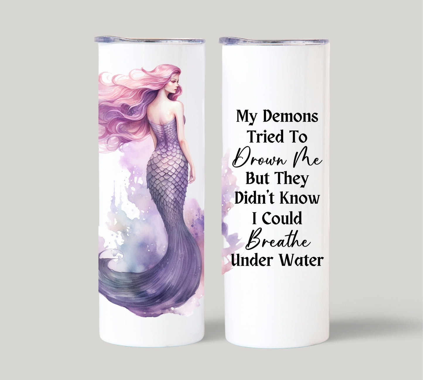 Dark Mermaid Lover Tumbler