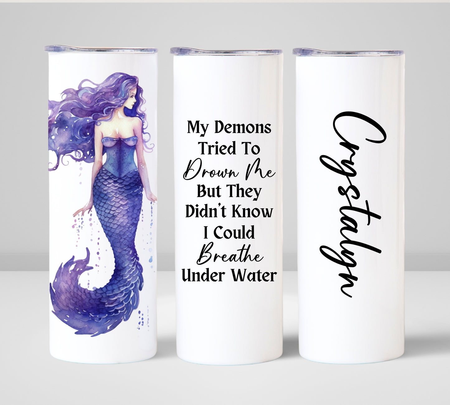 Dark Mermaid Lover Tumbler