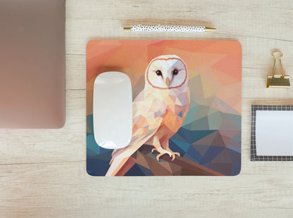 Abstract Owl Mousepad