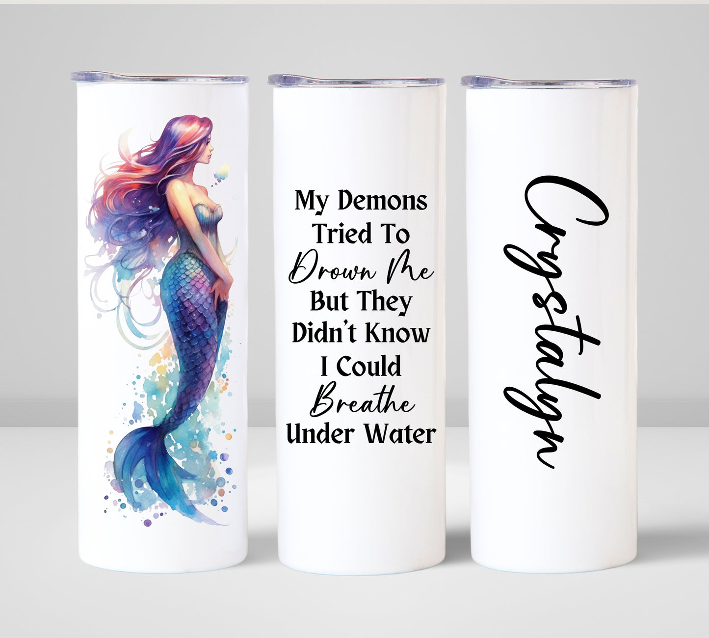 Dark Mermaid Lover Tumbler