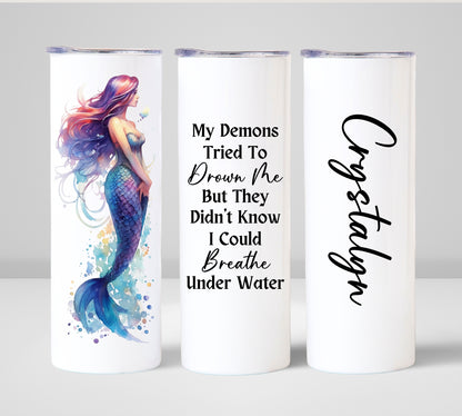 Dark Mermaid Lover Tumbler