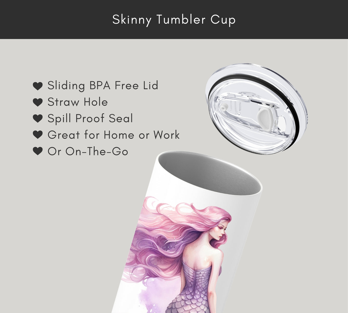 Dark Mermaid Lover Tumbler