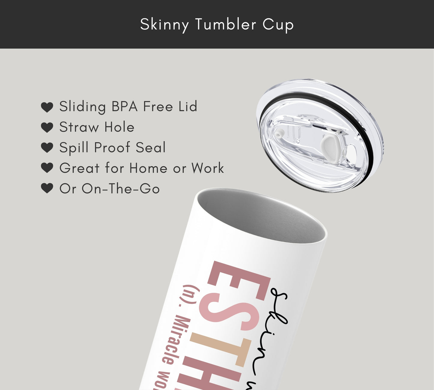 Funny Esthetician Tumbler