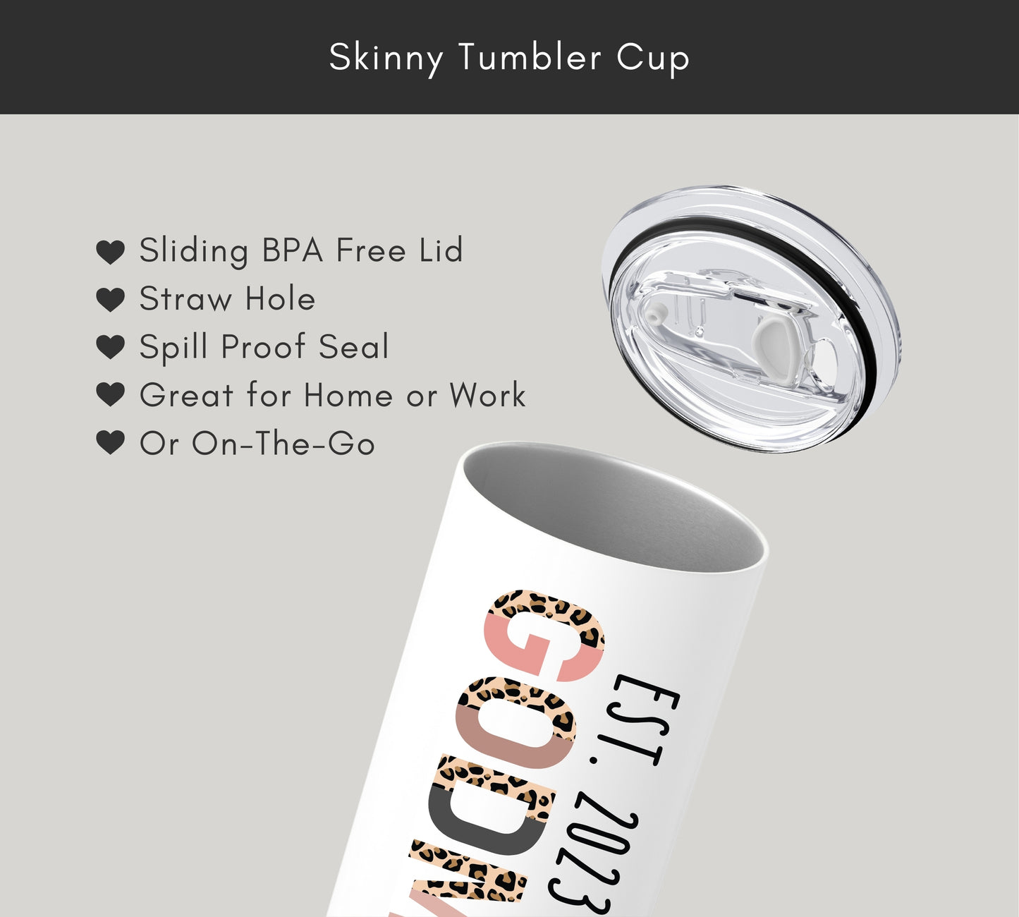 Godmother Proposal Cheetah Tumbler