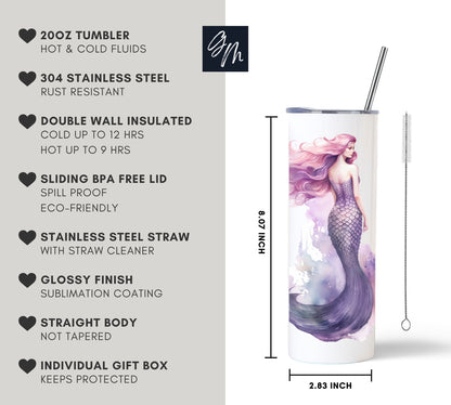 Dark Mermaid Lover Tumbler