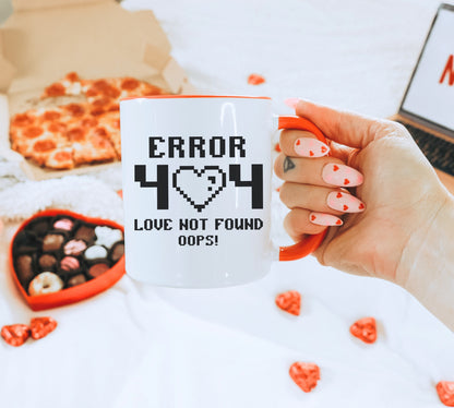 Error 404 Valentine Coffee Mug