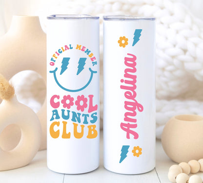 Retro Cool Aunts Club Tumbler