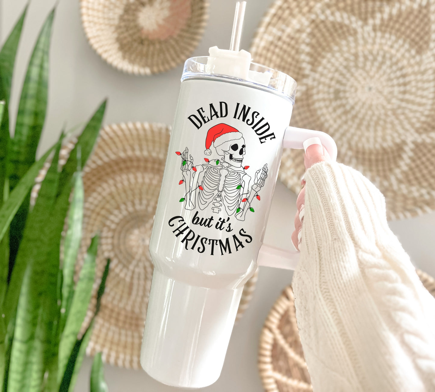 Dead Inside Christmas 40oz Tumbler