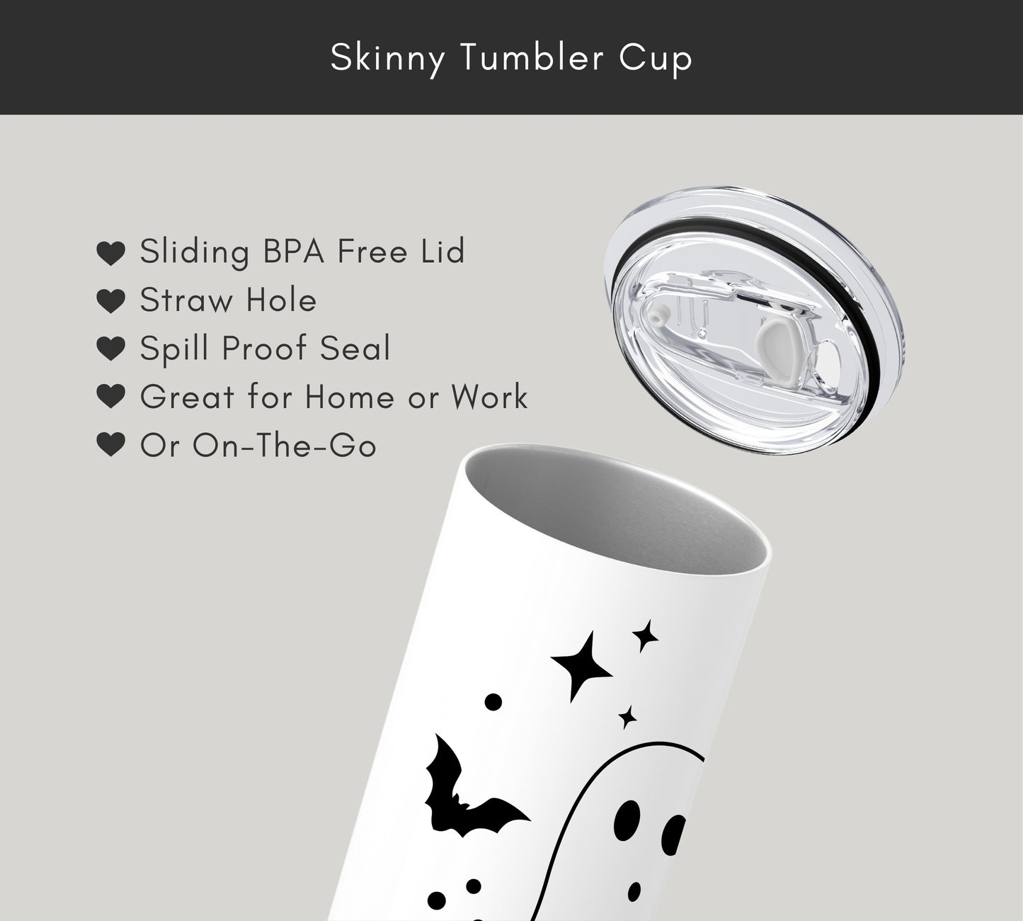 Halloween Ghost Tumbler