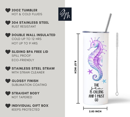 Seahorse Ocean Lover Tumbler