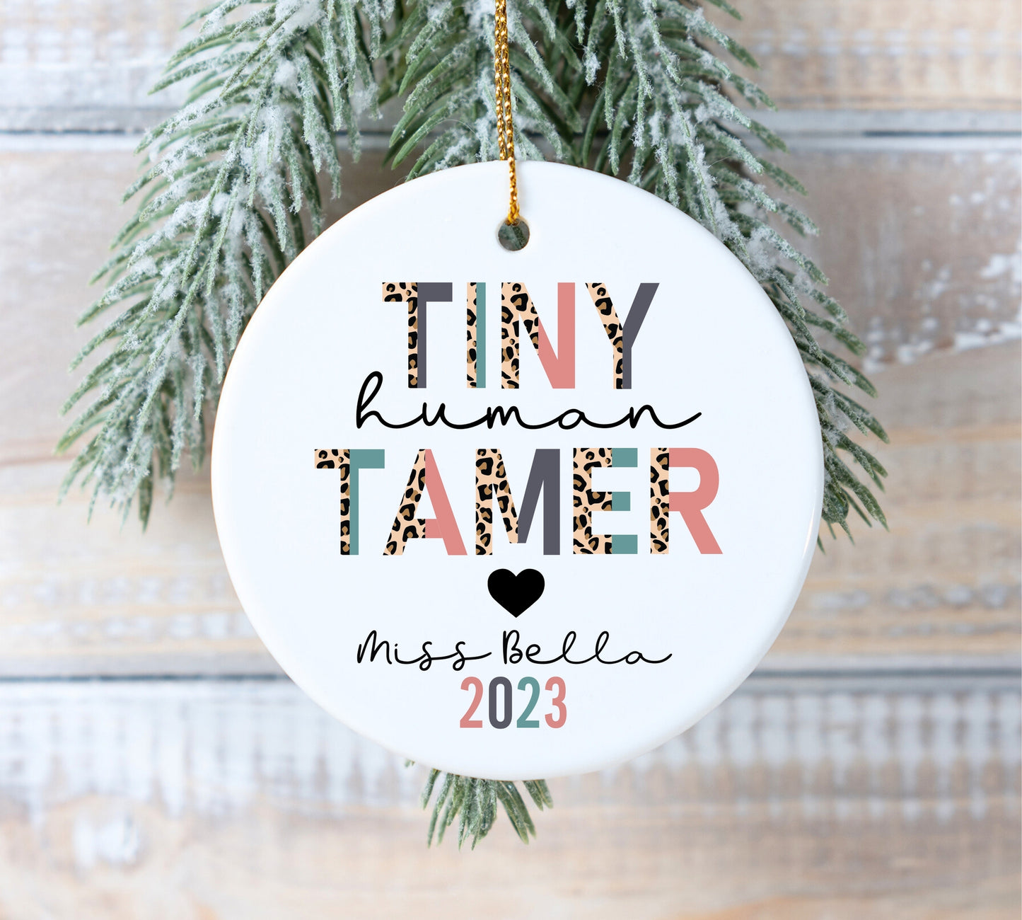 Tiny Human Tamer Ornament