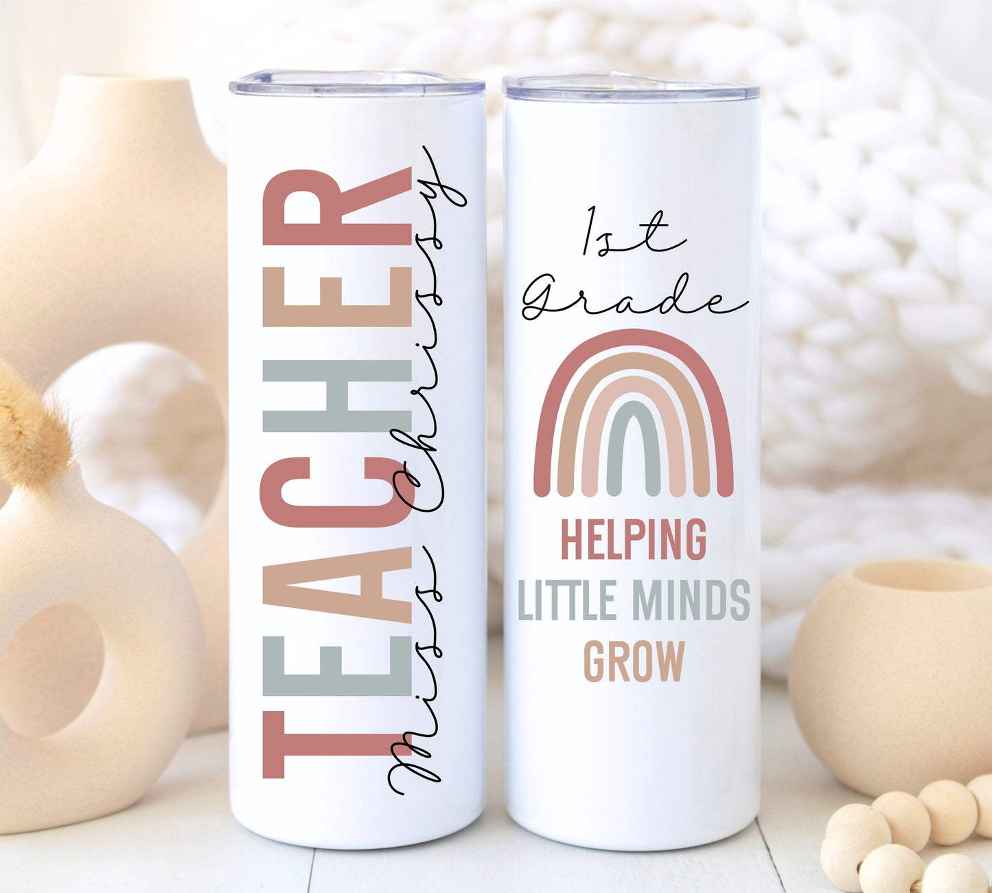 Helping Little Minds Grow Teacher Tumbler