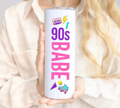 90s Babe 1990s Throwback Tumbler