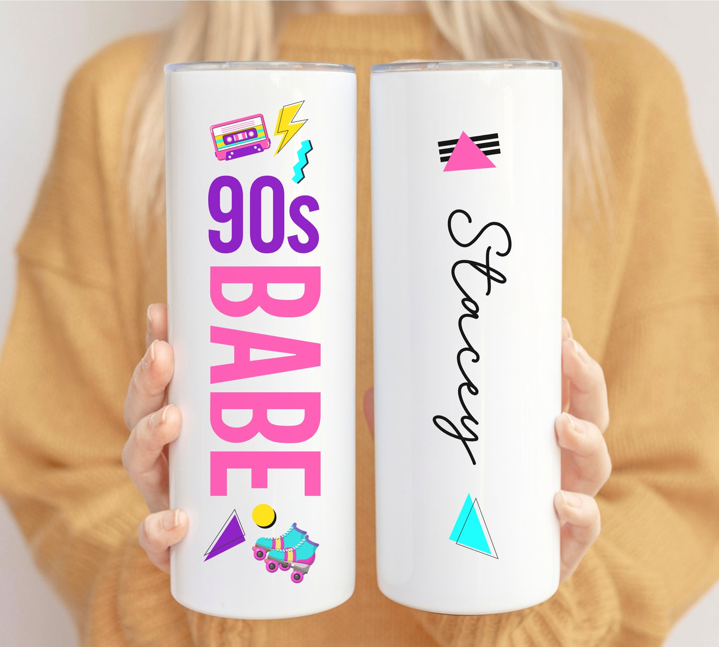 90s Babe 1990s Throwback Tumbler