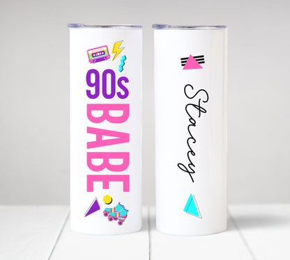 90s Babe 1990s Throwback Tumbler