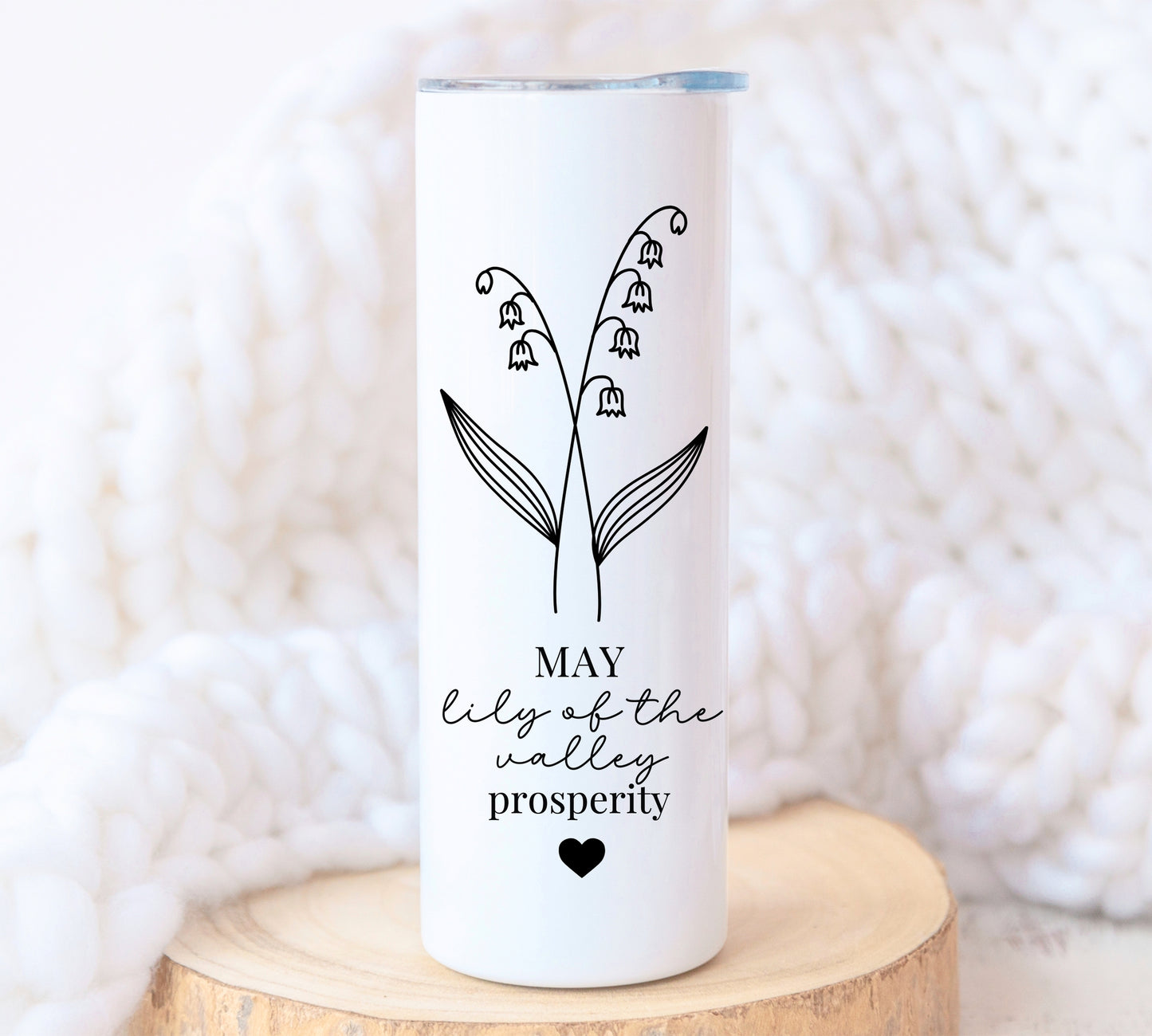 Personalized Birth Flower Tumbler