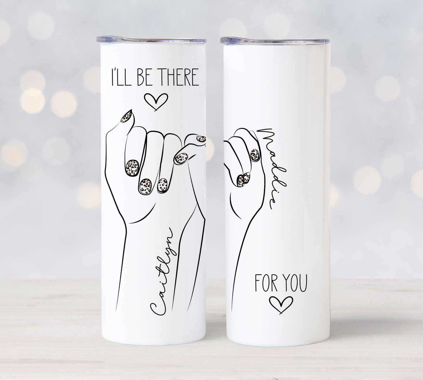 Best Friends Pinky Swear Tumbler