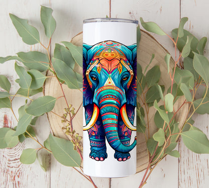 Colorful Zen Elephant Tumbler