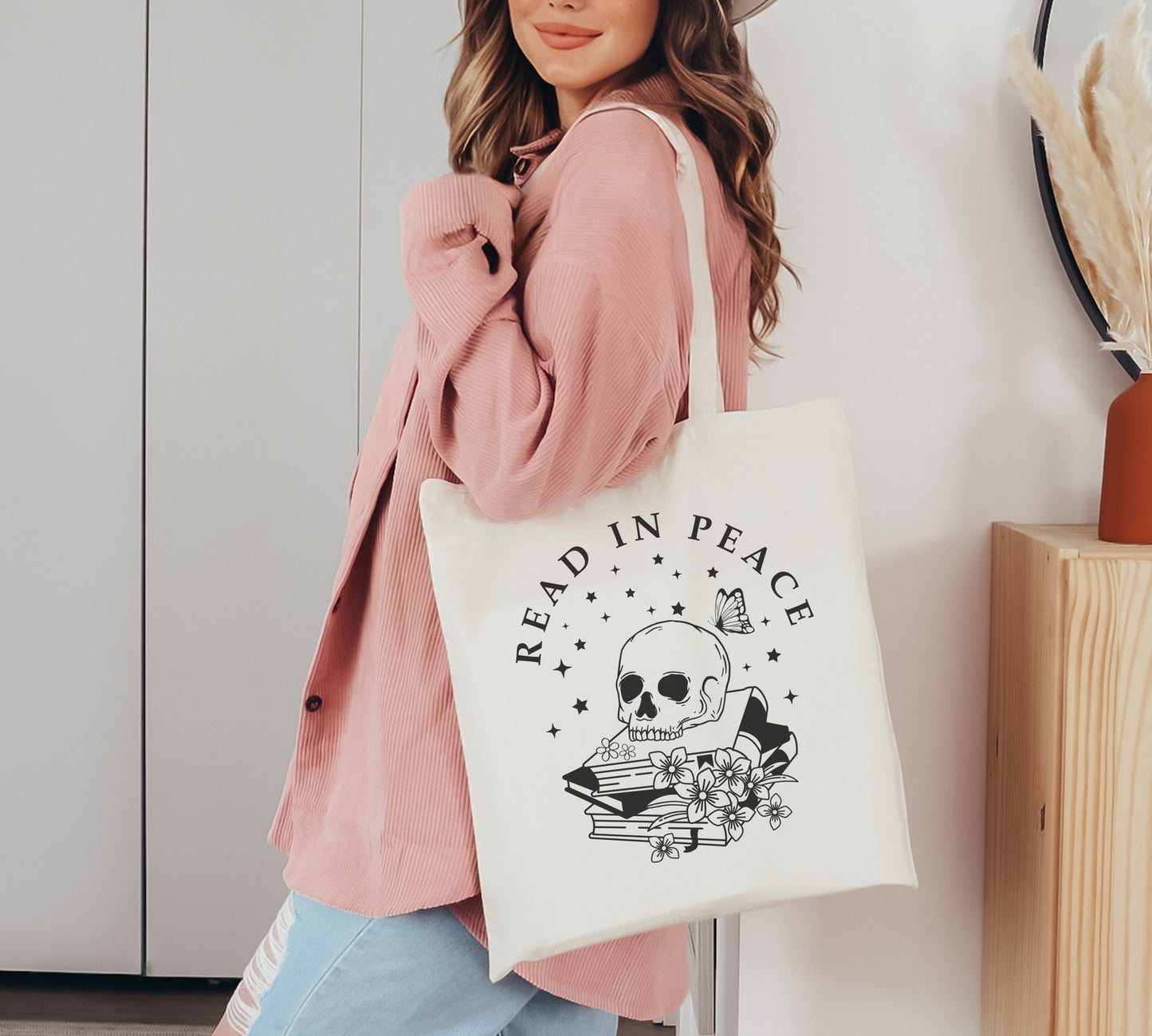 Read In Peace Tote Bag