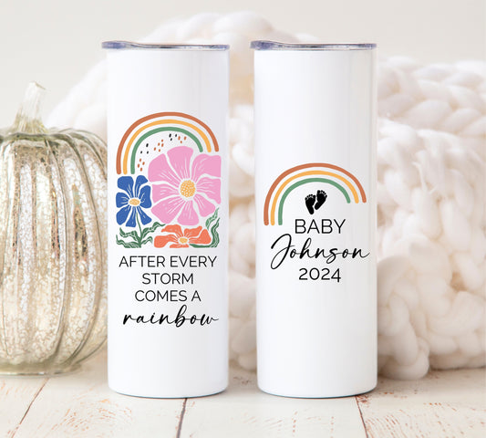 Rainbow Baby Pregnancy Tumbler