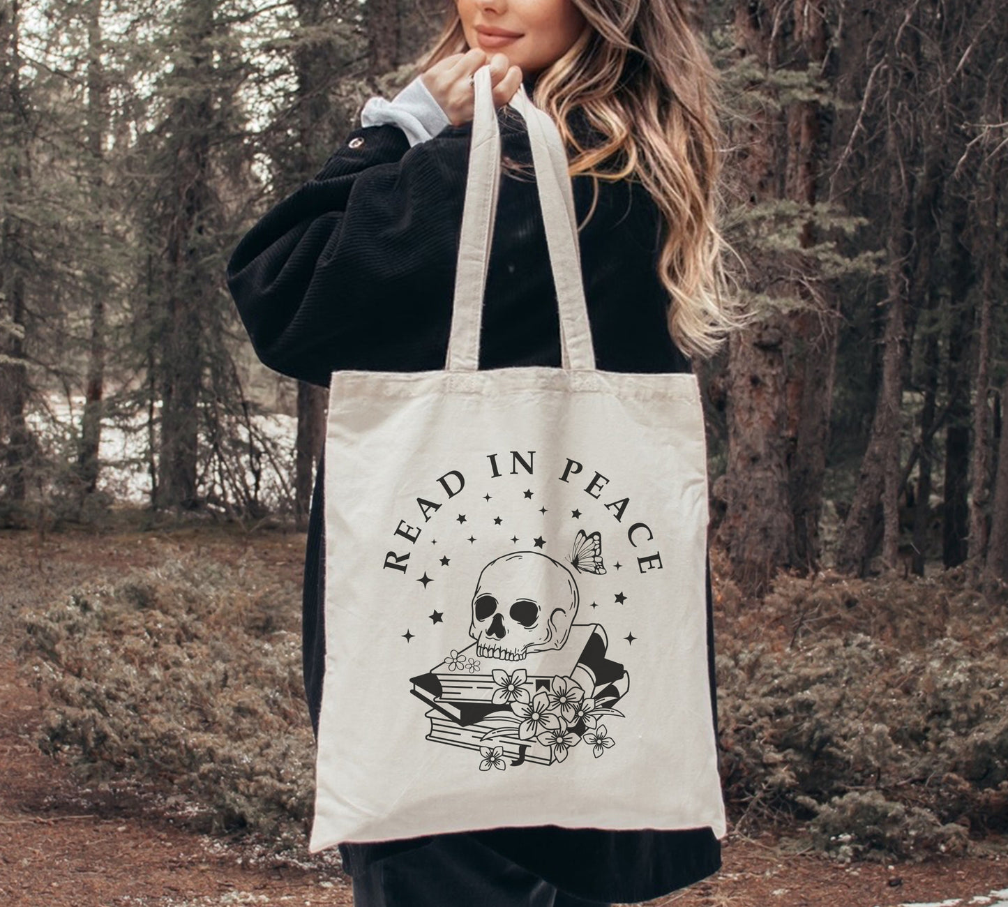 Read In Peace Tote Bag