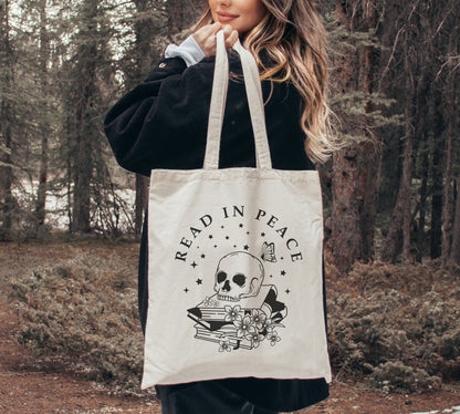 Read In Peace Tote Bag