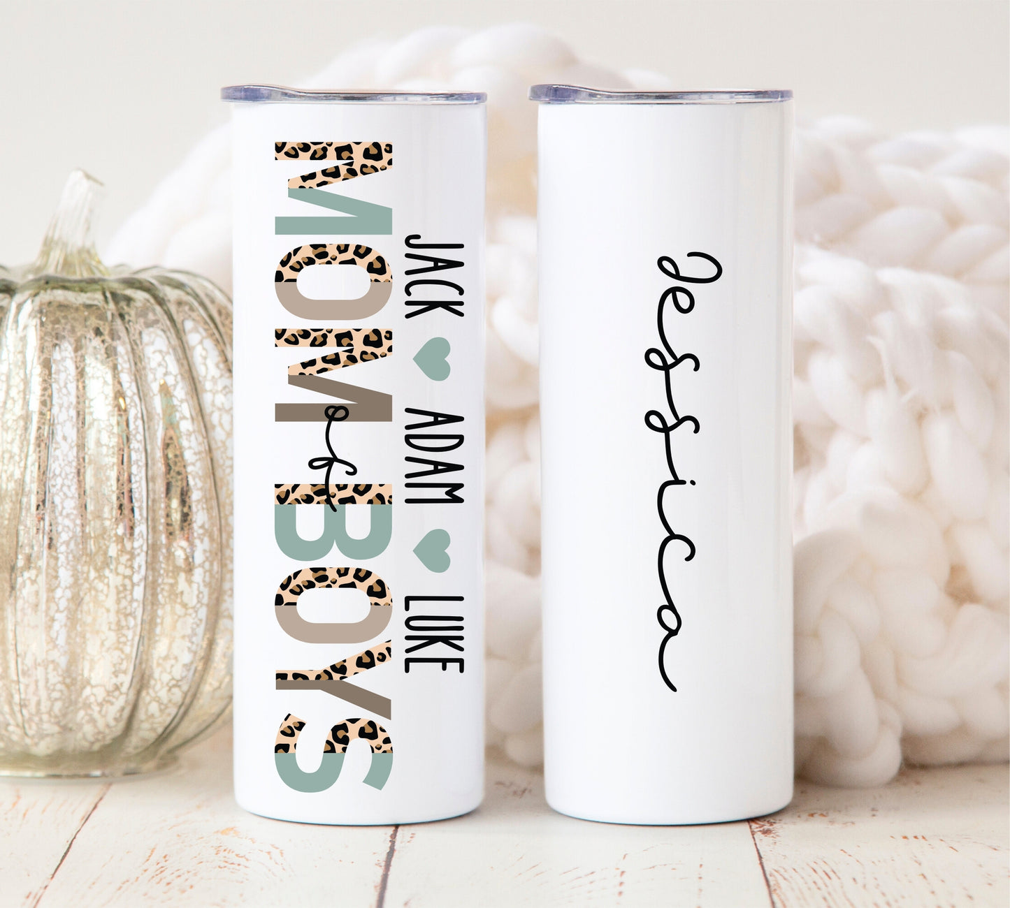 Boy Mom Skinny Tumbler