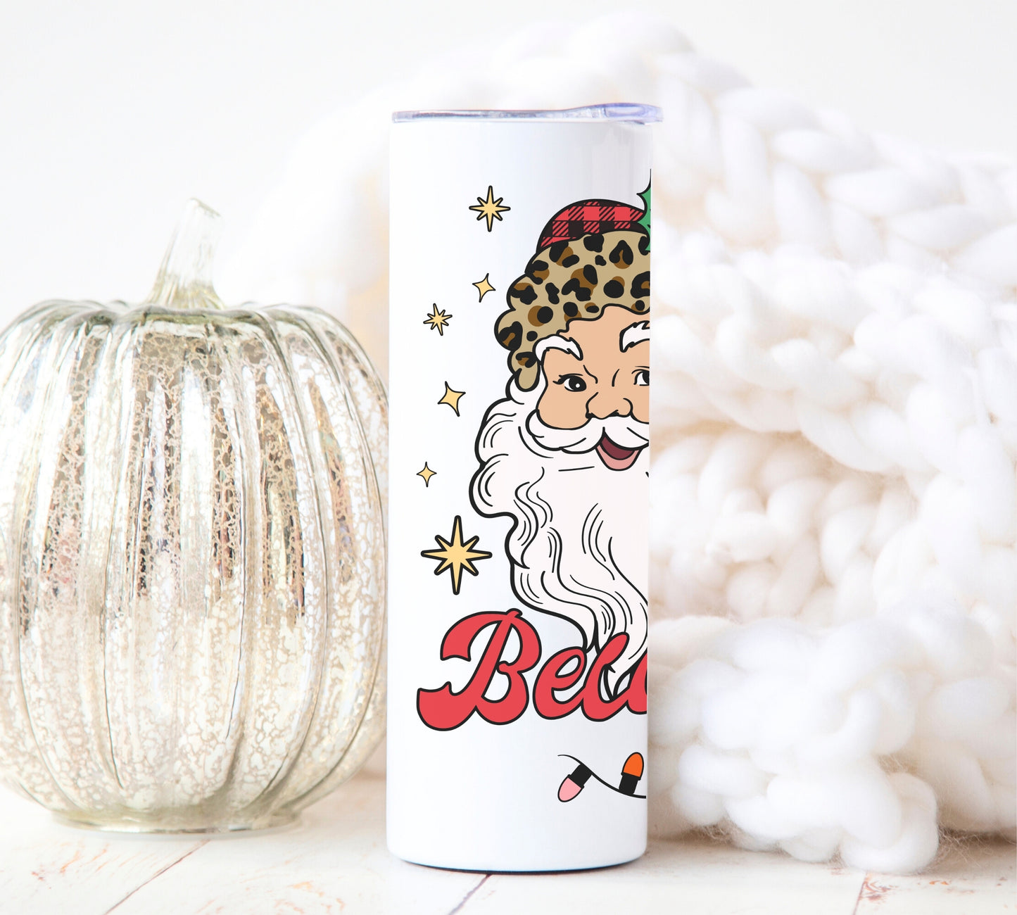 Believe Christmas Santa Tumbler