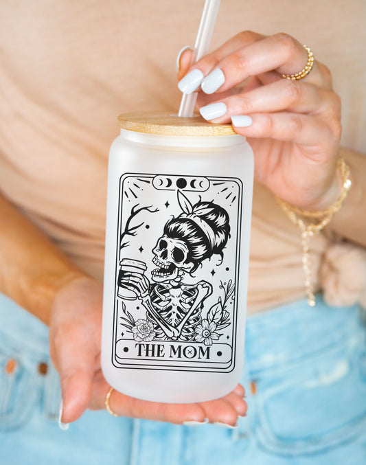 The Mom Tarot Frosted Glass