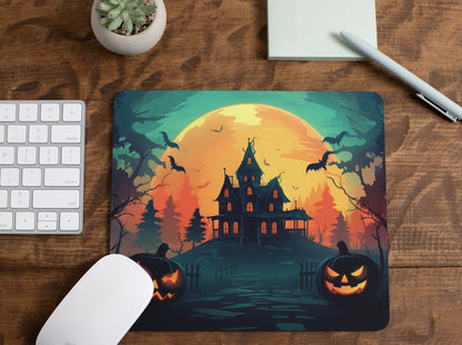 Halloween Castle Mousepad