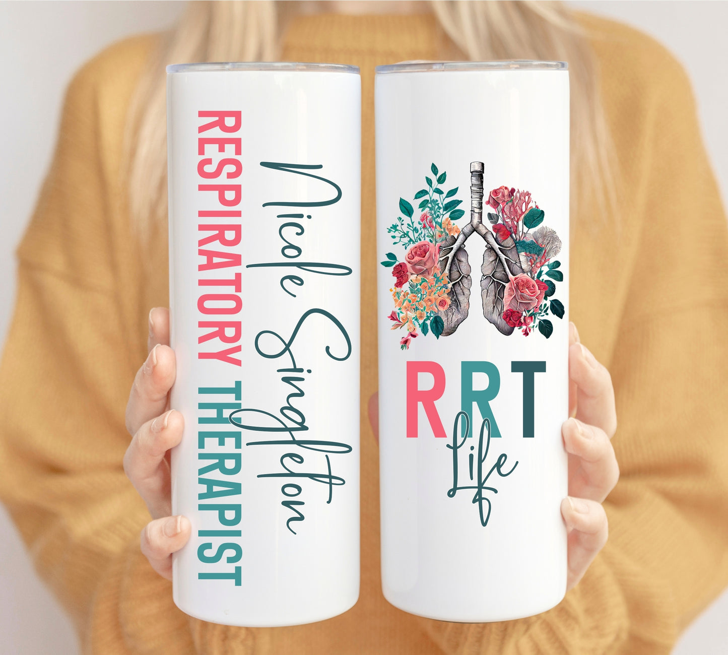 RRT Respiratory Therapist Tumbler