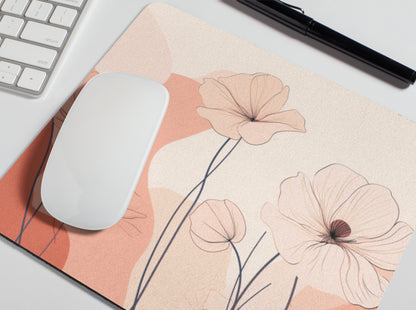 Pink Wildflowers Mousepad