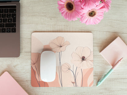 Pink Wildflowers Mousepad