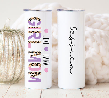 Girl Mom Skinny Tumbler