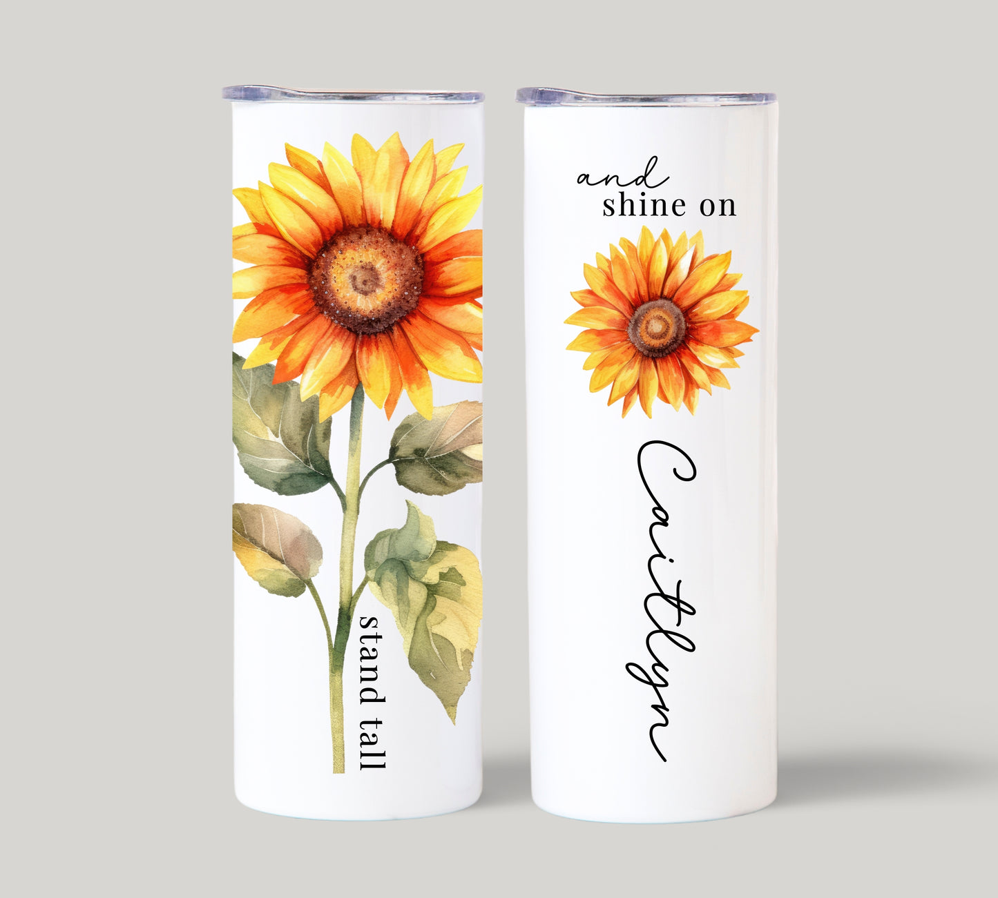 Stand Tall Sunflower Tumbler