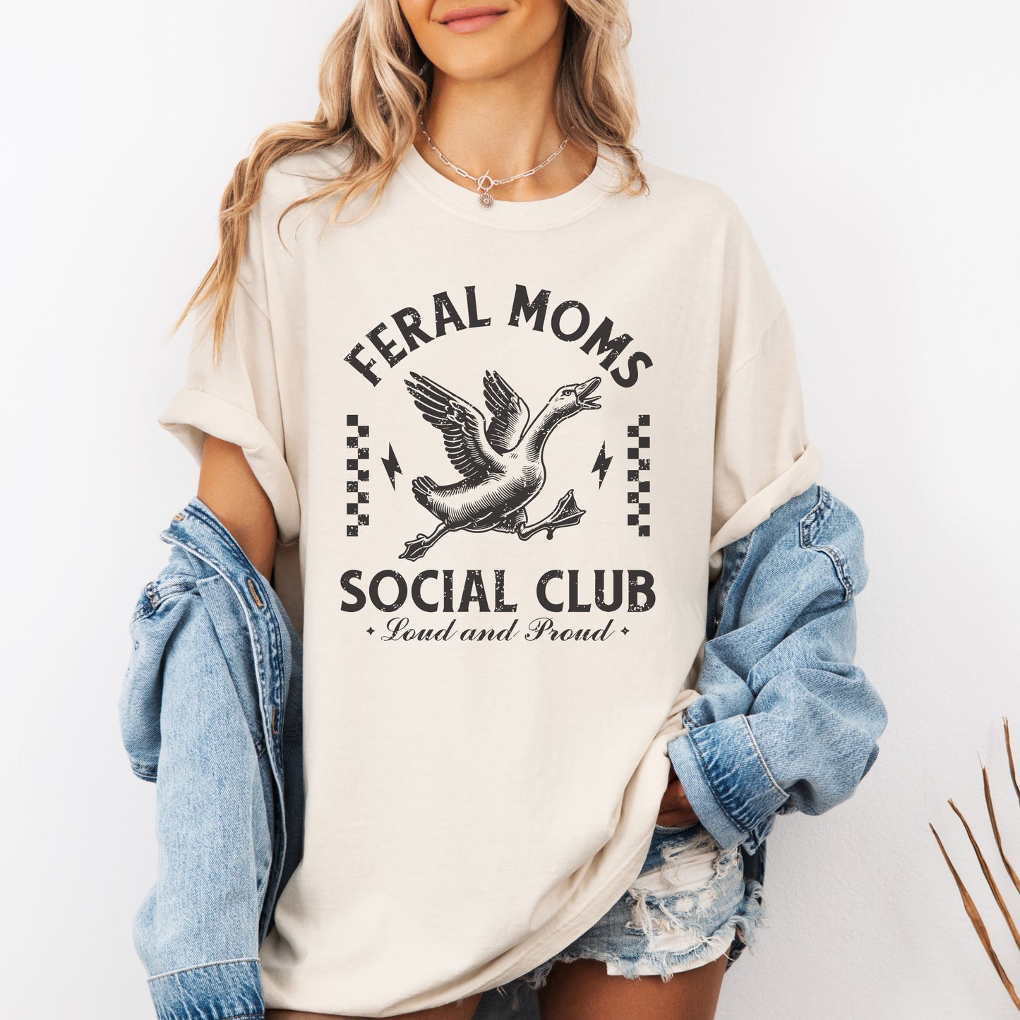 Feral Moms Social Club Tee