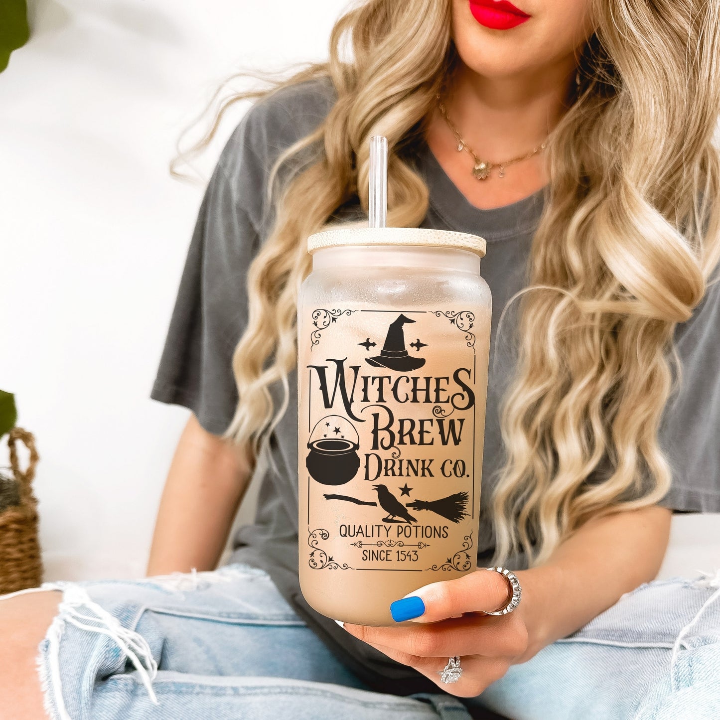 Witches Brew Glass